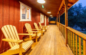 Miners Ranch House Porch at night-3